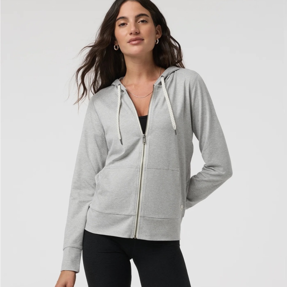 Vuori Brand New with Tags Women's Gray Zip-Up Hoodie